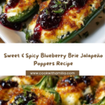 Blueberry Brie Jalapeño Poppers Recipe
