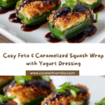 Feta & Caramelized Squash Wrap with Yogurt Dressing Recipe