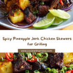 Spicy Pineapple and Jerk Chicken Skewers Recipe