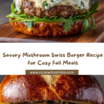 Mushroom Swiss Burger Recipe