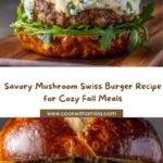 Mushroom Swiss Burger Recipe