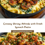 Shrimp Alfredo with Spinach Recipe