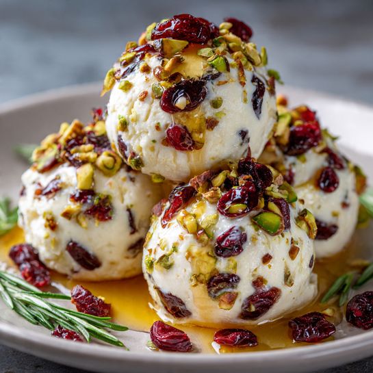 chio Goat Cheese Truffles with Hot Honey Recipe - Recipe Image