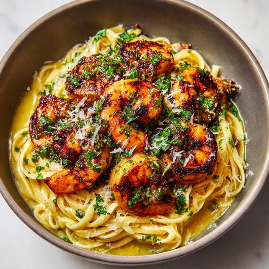 Shrimp Scampi with Angel Hair Pasta Recipe - Recipe Image