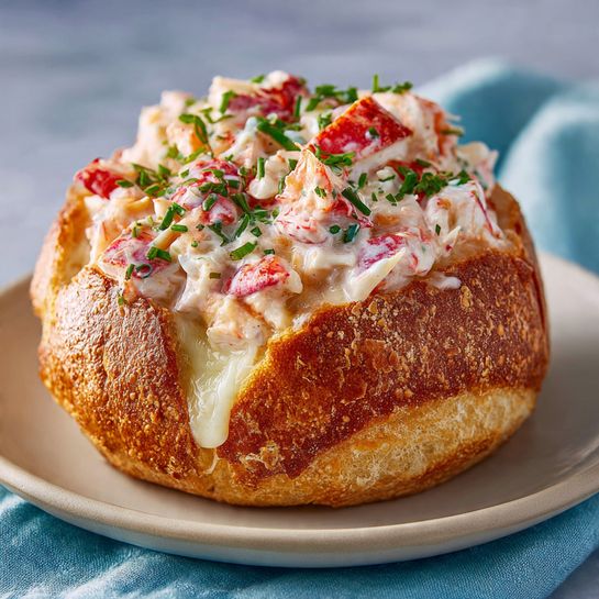 Cheesy Garlic Lobster Roll Bowl Recipe