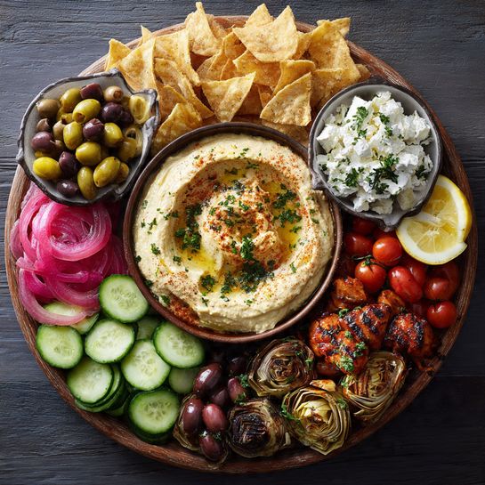 agna with a Triple-Cheese Garlic Drizzle Recipe