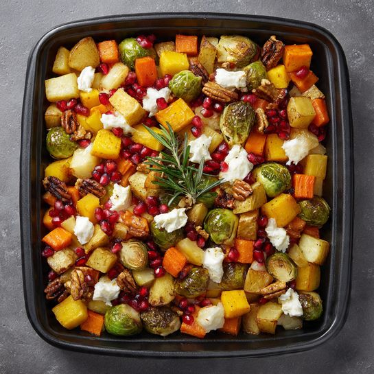 Pecans & Pomegranate-Honey Glaze Recipe - Recipe Image