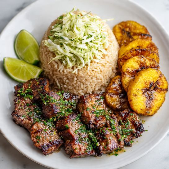 Jamaican Jerk Pork with Plantains Recipe