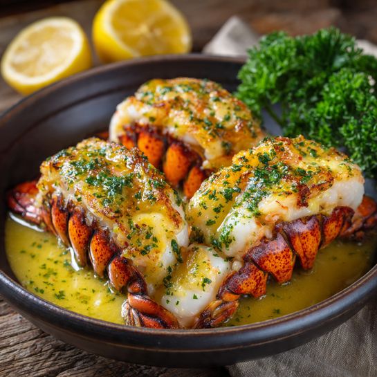Creamy Garlic Butter Lobster Tails Recipe 2 Creamy Garlic Butter Lobster Tails Recipe - Recipe Image