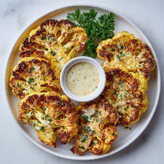 Crispy Parmesan Roasted Cauliflower Recipe - Recipe Image