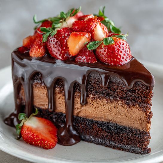 Chocolate Strawberry Cheesecake Recipe