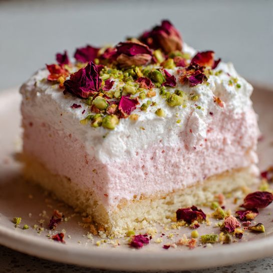 Rose Milk Cake Recipe - Recipe Image