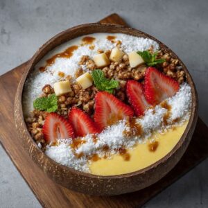 Coconut Pineapple Smoothie Bowl Recipe