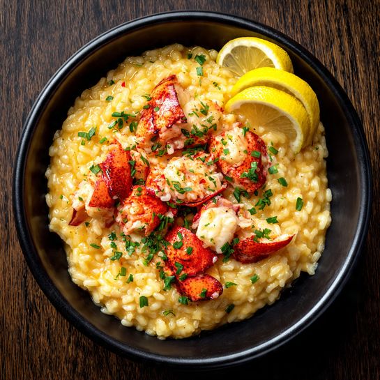 Lemon Butter Lobster Risotto Recipe - Recipe Image