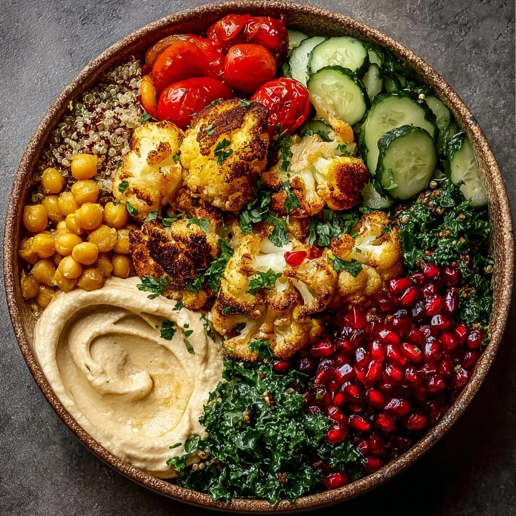 Roasted Cauliflower & Chickpea Tahini Bowl Recipe