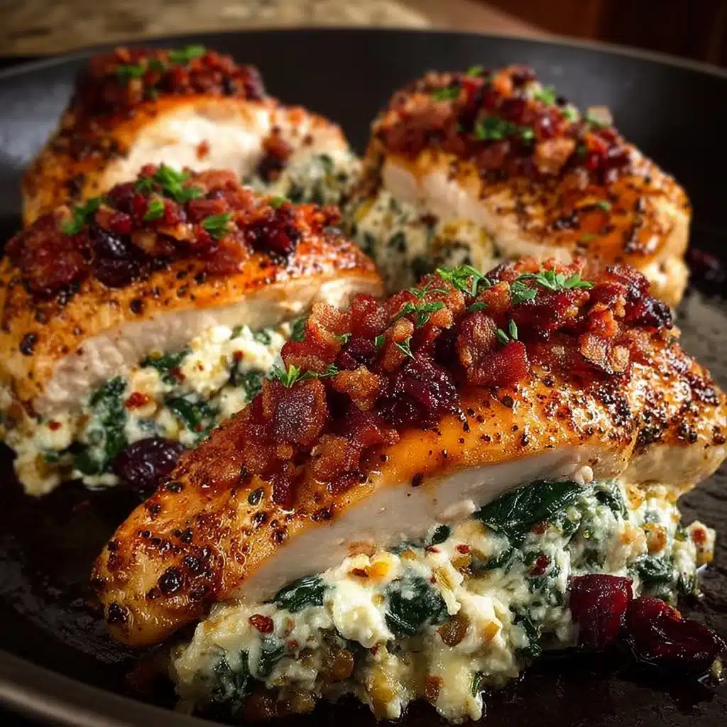 Stuffed Chicken Breasts with Blue Cheese Recipe - Recipe Image