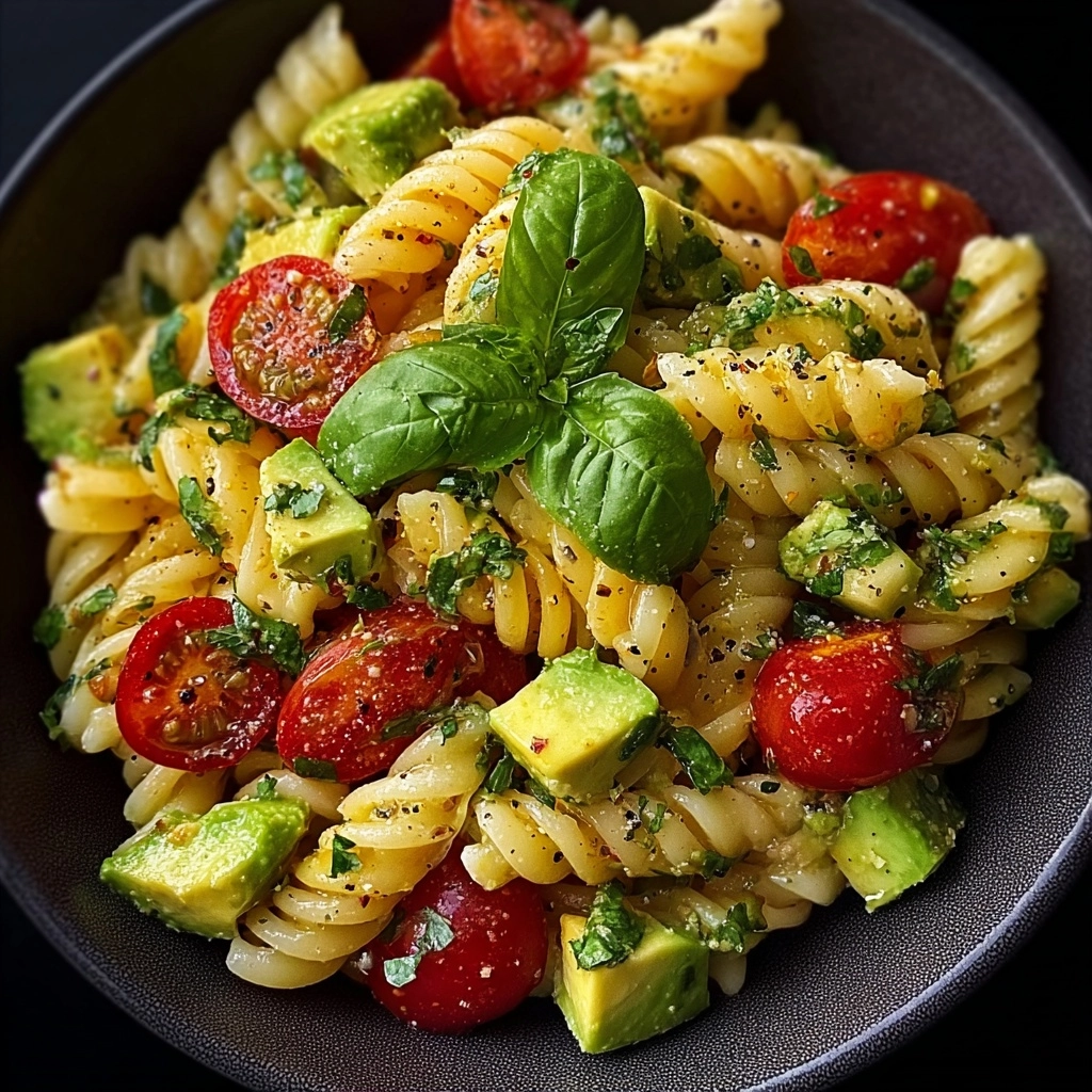 Avocado Pasta Salad Recipe - Recipe Image