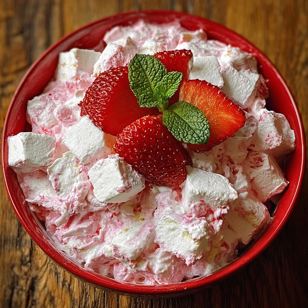 Strawberry Fluff Salad Recipe - Recipe Image
