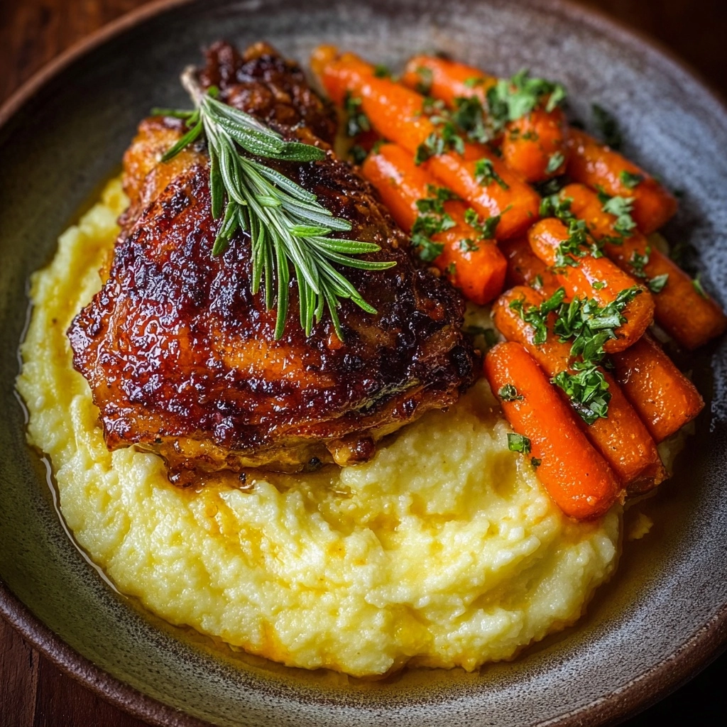 y Mashed Potatoes & Honey-Glazed Carrots Recipe