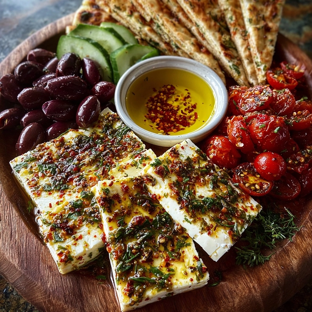 with Hot Honey Feta & Za’atar Pita Chips Recipe - Recipe Image