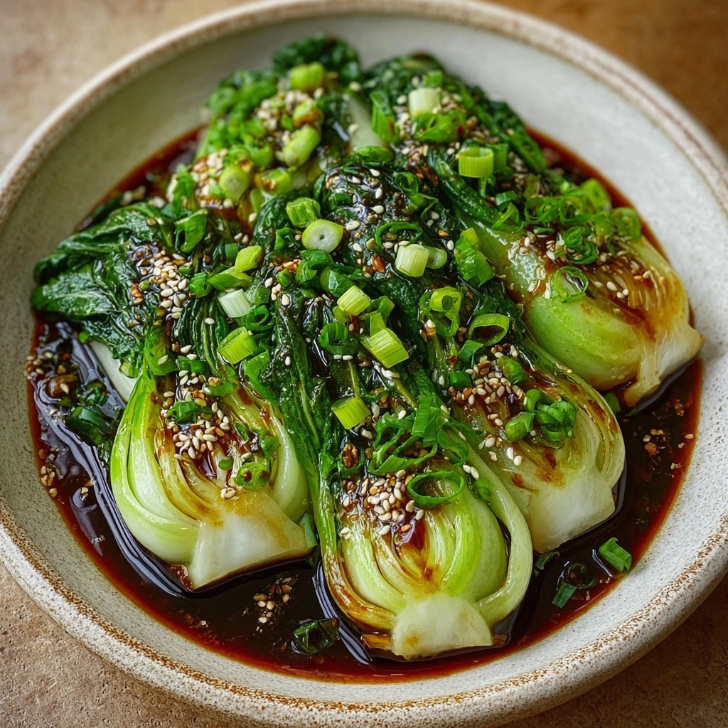 Bok Choy with Ginger Soy Sauce Recipe - Recipe Image