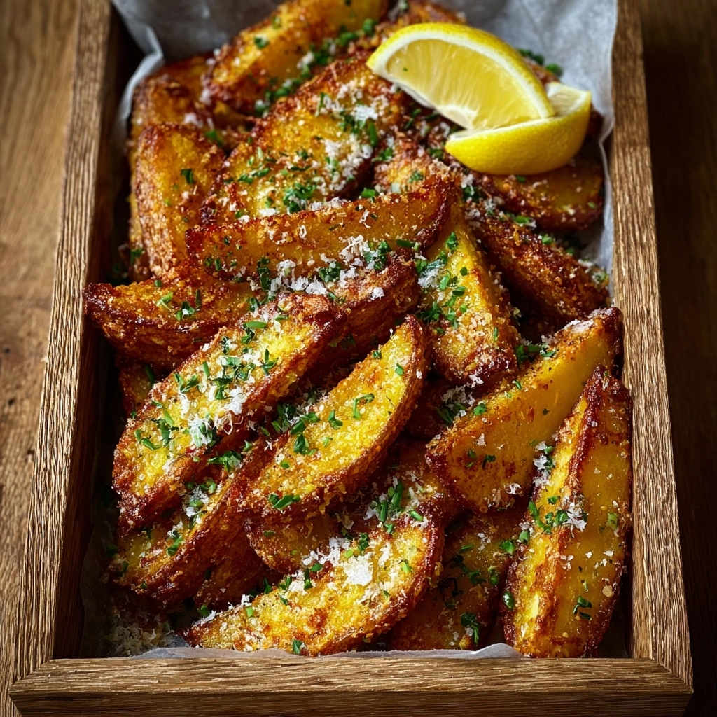 Greek Potato Wedges Recipe