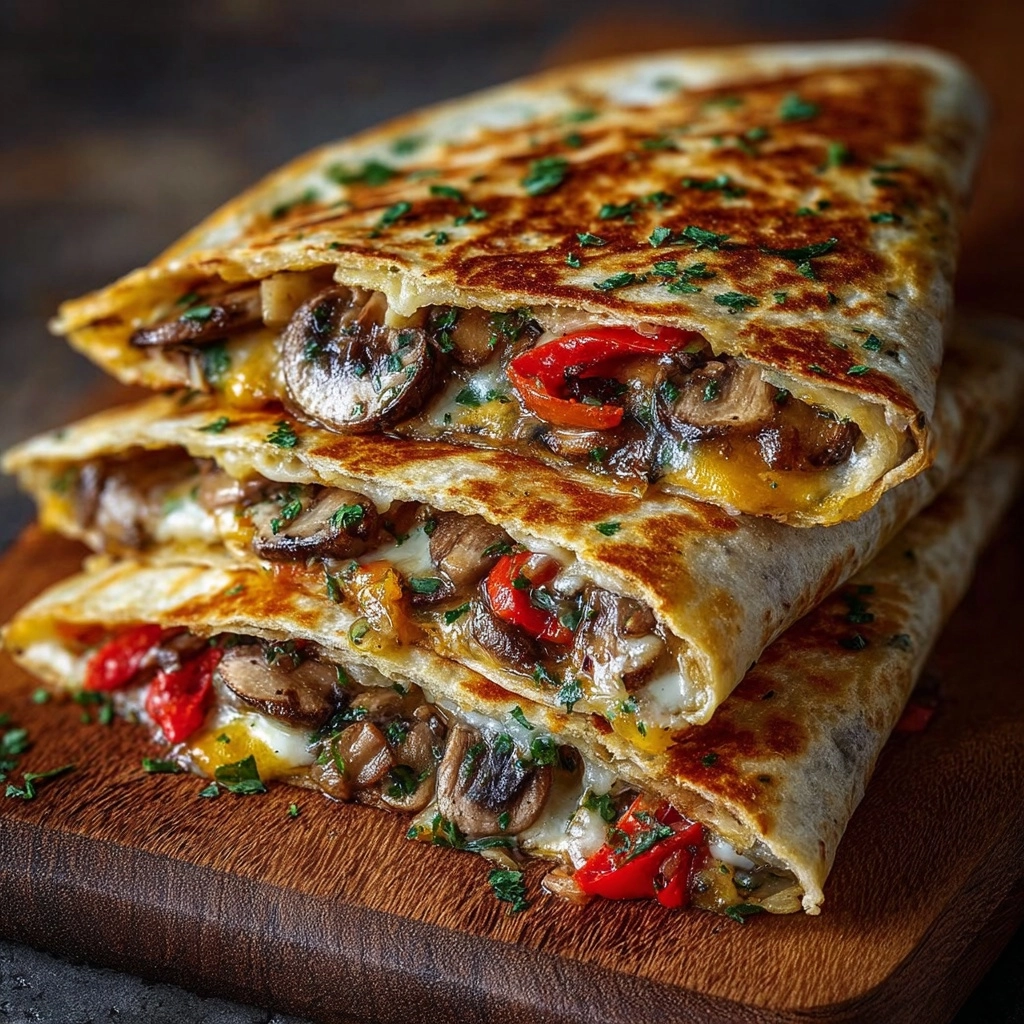 Grilled Mediterranean Veggie Quesadillas Recipe