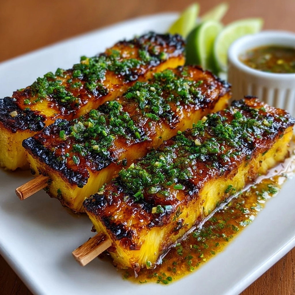 Rum-Glazed Grilled Pineapple Skewers Recipe 3 Rum-Glazed Grilled Pineapple Skewers Recipe - Recipe Image