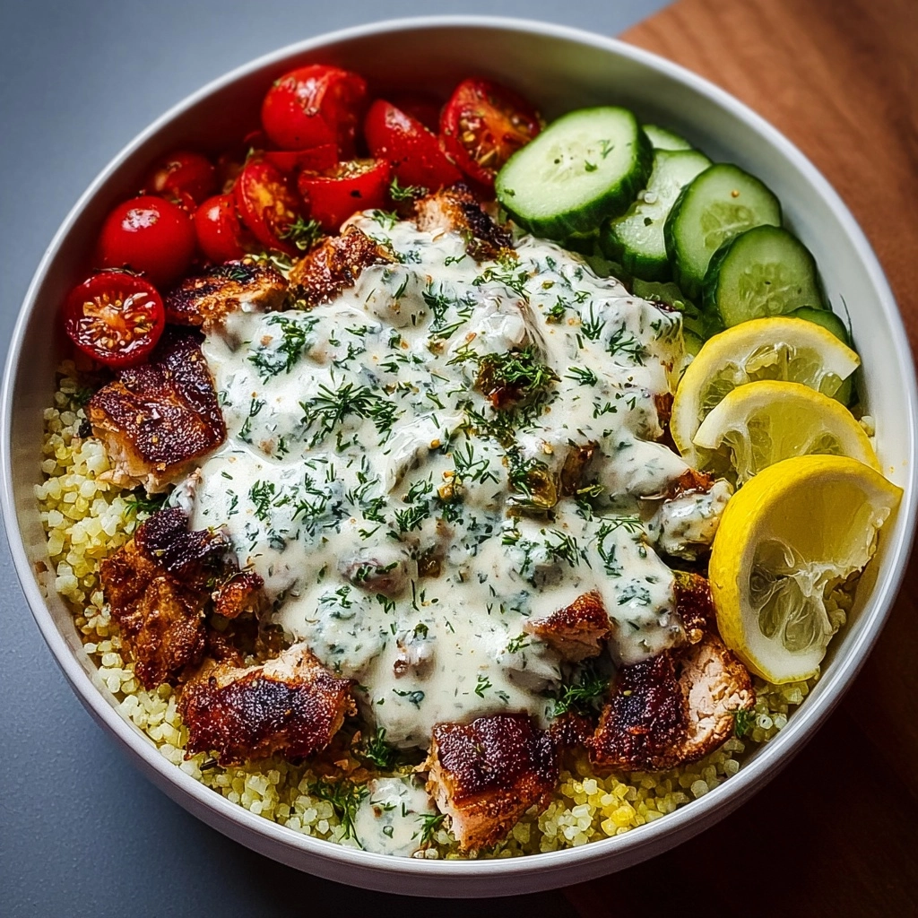 ki Bowls with Spiced Herbed Yogurt Sauce Recipe