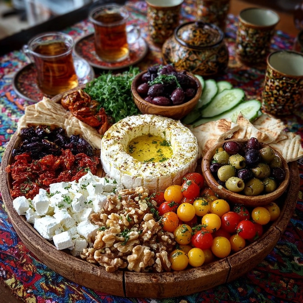 Mediterranean Mezze Tapas Cheese & Sharing Table Recipe