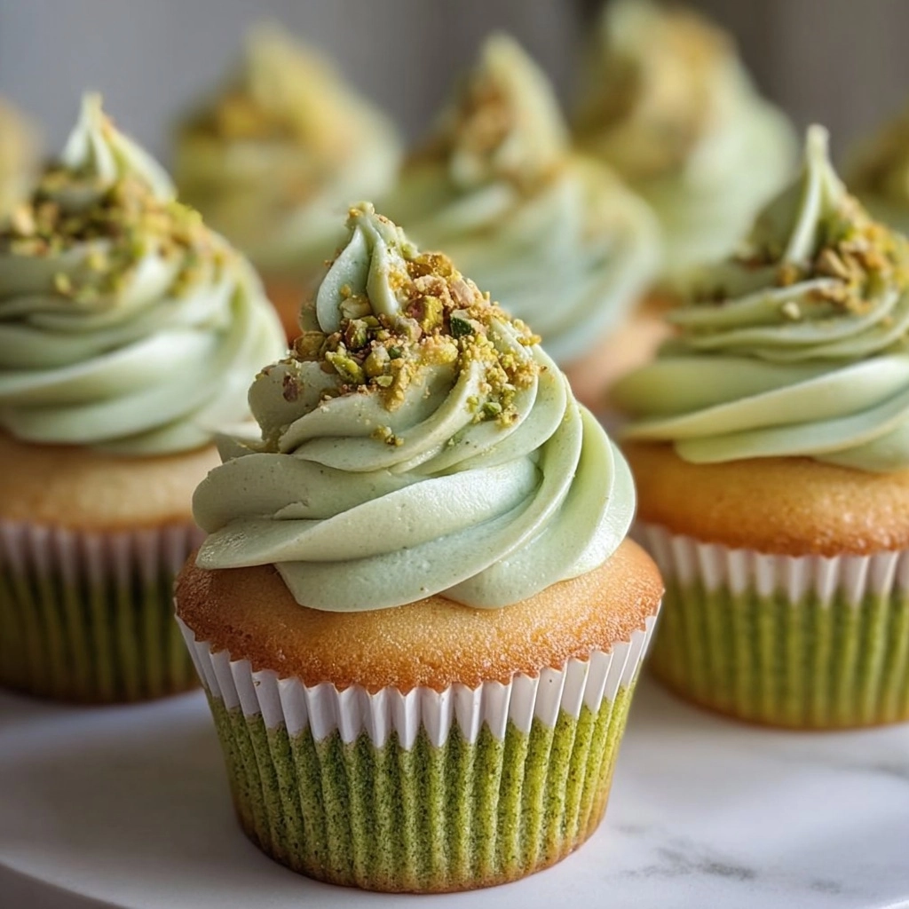 Pistachio Pudding Cupcakes Recipe - Recipe Image