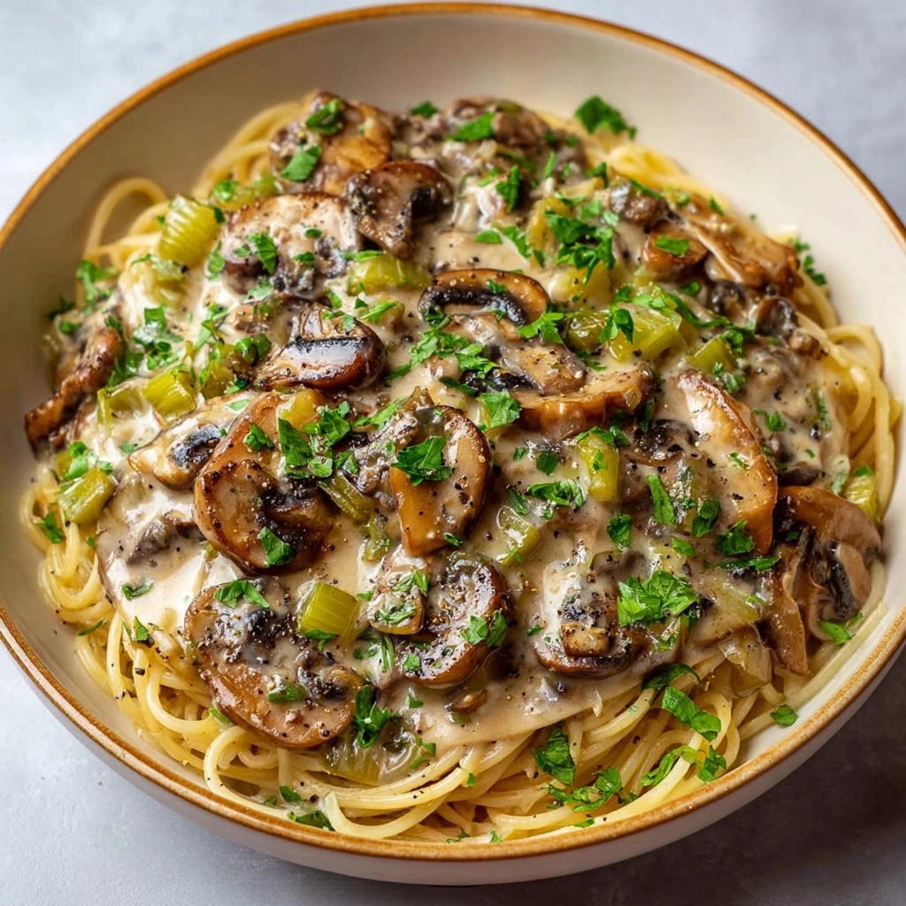 Vegan Mushroom Leek Stroganoff Recipe - Recipe Image