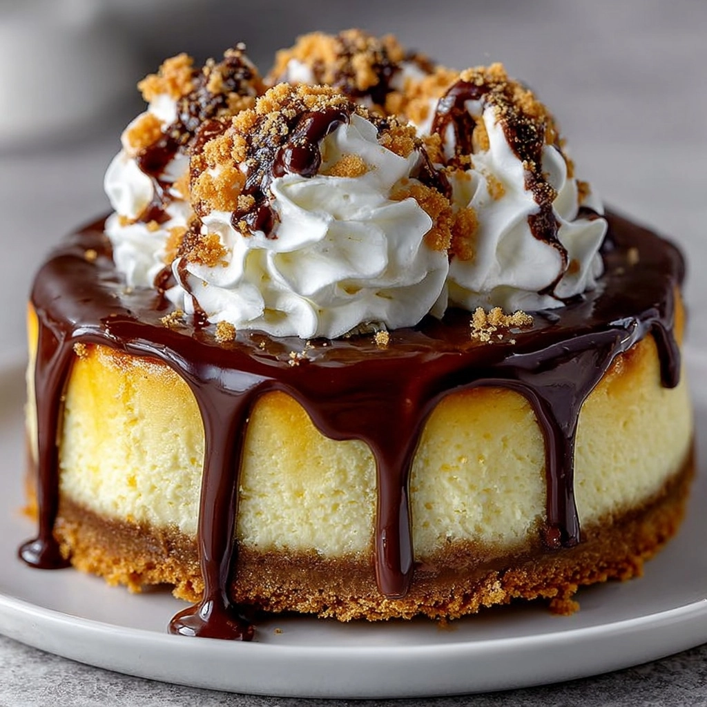 Boston Cream Pie Cheesecake Recipe