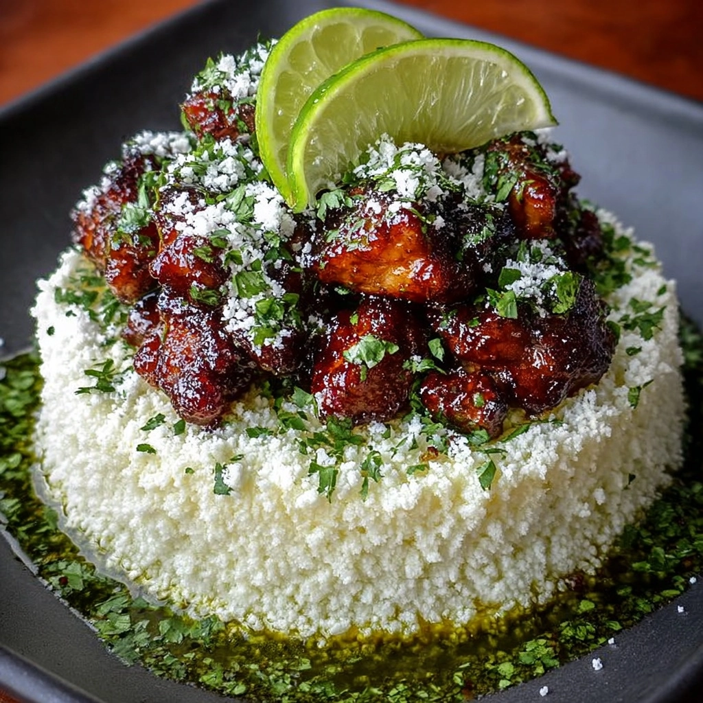 Honey Lime Chicken & Avocado Coconut Cauliflower Rice Stack Recipe 2 Honey Lime Chicken & Avocado Coconut Cauliflower Rice Stack Recipe - Recipe Image