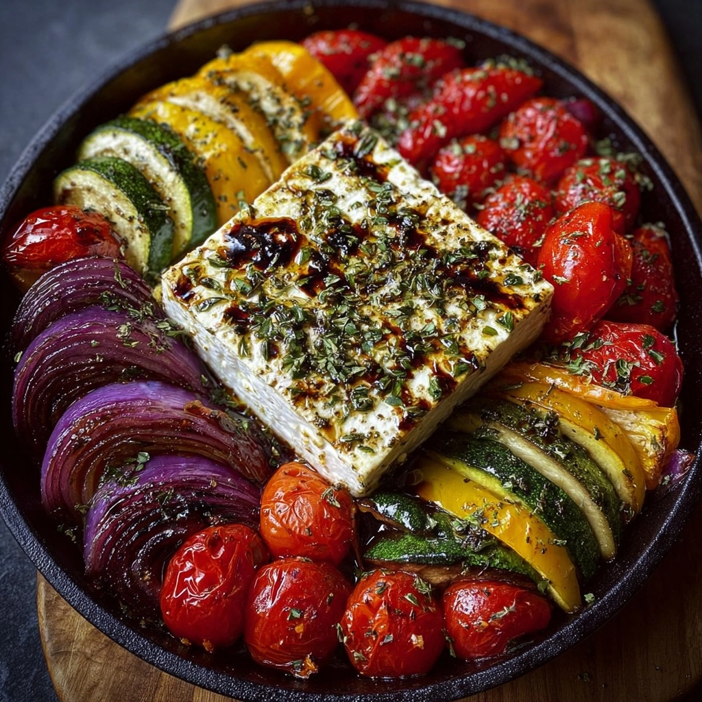 Baked Feta & Tomato Veggie Bowl Recipe 3 Baked Feta & Tomato Veggie Bowl Recipe - Recipe Image