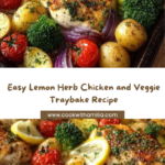 Lemon Herb Chicken Veggie Traybake Recipe