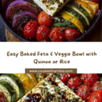 Baked Feta & Tomato Veggie Bowl Recipe