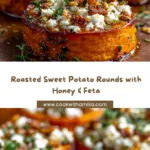 Roasted Sweet Potato Rounds with Honey and Feta Recipe