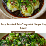 Bok Choy with Ginger Soy Sauce Recipe