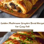 Golden Mushroom Gruyère Braid Recipe