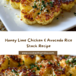 Honey Lime Chicken & Avocado Rice Stack Recipe