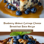 Blueberry Walnut Cottage Cheese Breakfast Bake Recipe