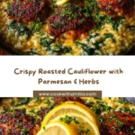 Roasted Cauliflower with Parmesan & Herbs Recipe