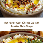 Hot Honey Goat Cheese Dip with Toasted Nuts Recipe