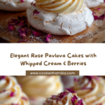 Rose Pavlova Cakes Recipe
