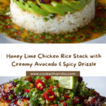 cado Rice Stack with Spicy Honey Drizzle Recipe