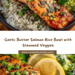 Garlic Butter Salmon Rice Bowl Recipe