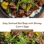 Seafood Boil Bag with Egg and Corn Recipe