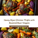 Honey Dijon Chicken Thighs with Root Vegetables Recipe