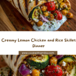 Creamy Lemon Chicken Rice Skillet Recipe
